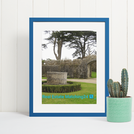 Nature's Wonders Thin canvas with realestatematching24 with key Logo