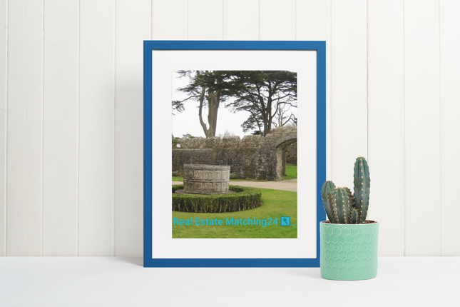 Nature's Wonders Thin canvas with realestatematching24 with key Logo