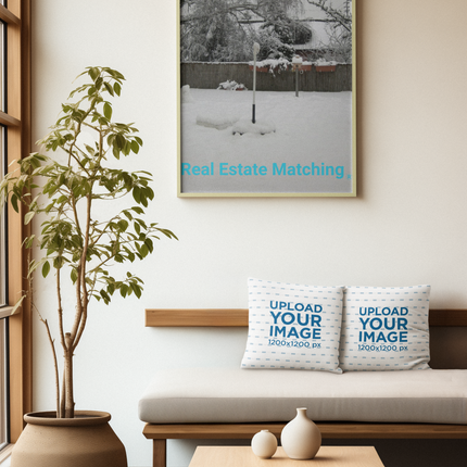 Winter Wonderland Thin canvas with realestatematching without key Logo