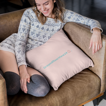 Premium Pillow Case with Real Estate Partner24 Logo