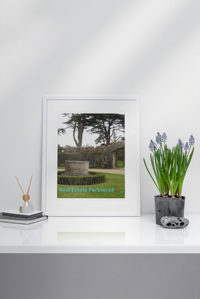 Nature's Wonders Thin canvas with realestatepartner24 with house Logo