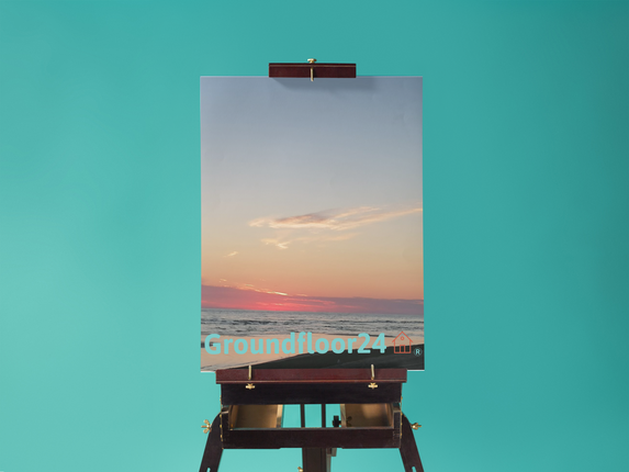 Sunset Sinari Canvas with Groundfloor24 Logo