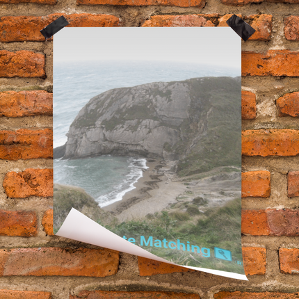 Sea & Hills Thin canvas with realestatematching with key Logo