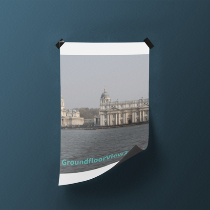 Riverside Beauty Poster with groundfloorview24 with House Logo