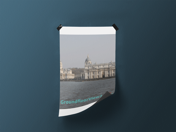 Riverside Beauty Poster with groundfloorview24 with House Logo