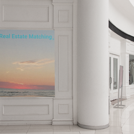 Sunset Sinari Canvas with Real Estate Matching Logo
