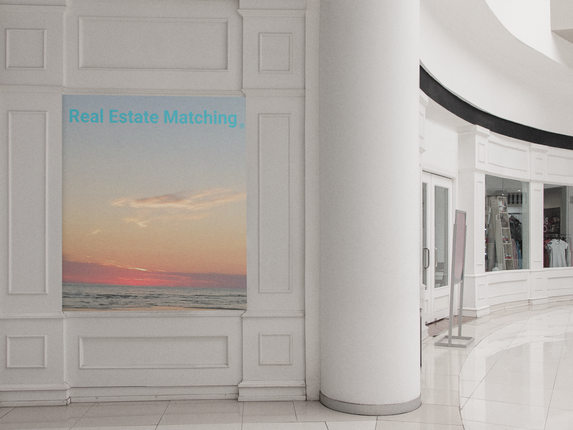 Sunset Sinari Canvas with Real Estate Matching Logo