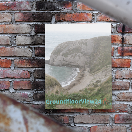 Sea & Hills Thin canvas with groundfloorview24 with House Logo