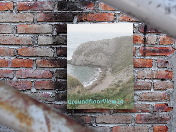 Sea & Hills Thin canvas with groundfloorview24 with House Logo