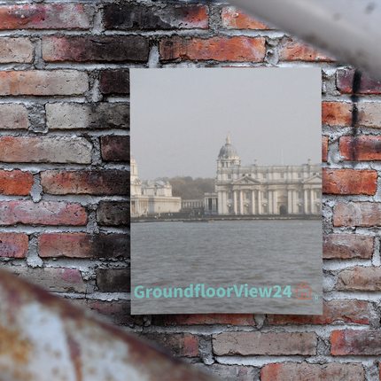 Riverside Beauty Poster with hangers with groundfloorview24 with House Logo