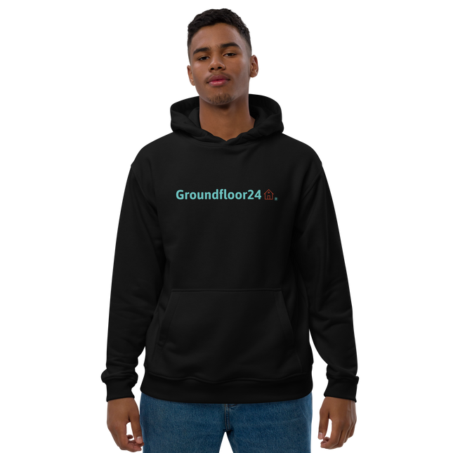 Premium eco hoodie with Groundfloor24 Logo