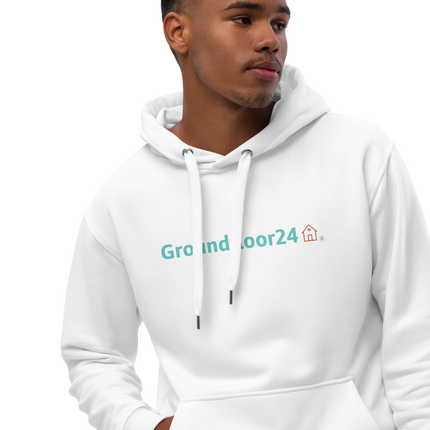 Premium eco hoodie with Groundfloor24 Logo
