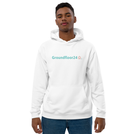 Premium eco hoodie with Groundfloor24 Logo