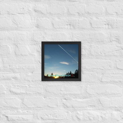 Attractive Sinari Framed photo paper poster with groundfloorview24 with House Logo