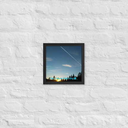 Attractive Sinari Framed photo paper poster with realestatematching with key Logo