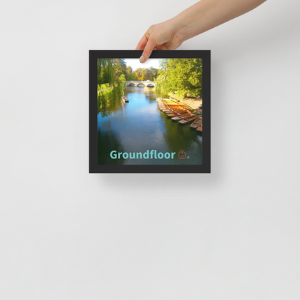 Beautiful Nature Framed photo paper poster with Groundfloor with House Logo