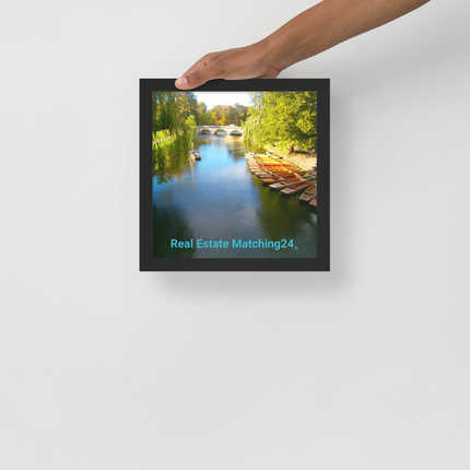Beautiful Nature Framed photo paper poster with realestatematching24 without key Logo
