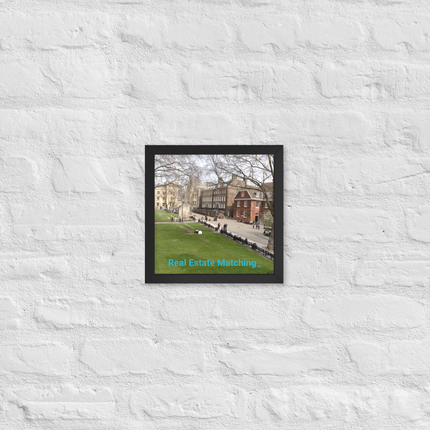 Beautiful Park Framed photo paper poster with realestatematching without key Logo