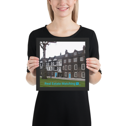 Beautiful Palace Framed photo paper poster with realestatematching with key Logo