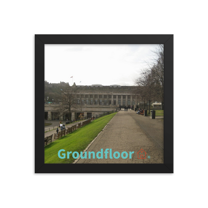 Majestic Palace Framed photo paper poster with Groundfloor with House Logo