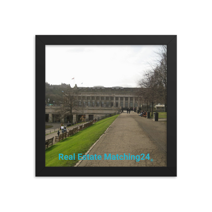 Majestic Palace Framed photo paper poster with realestatematching24 without key Logo