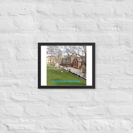 Beautiful Park Framed photo paper poster with realestatematching without key Logo