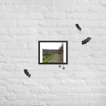 Majestic Palace Framed photo paper poster with realestatepartner24 with house Logo