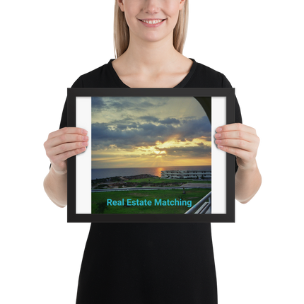 Natural View Framed photo paper poster with realestatematching without key Logo