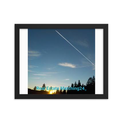 Attractive Sinari Framed photo paper poster with realestatematching24 without key Logo