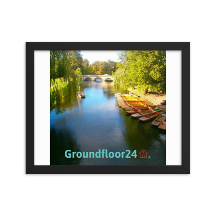 Beautiful Nature Framed photo paper poster with Groundfloor24 with House Logo