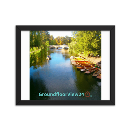 Beautiful Nature Framed photo paper poster with groundfloorview24 with House Logo
