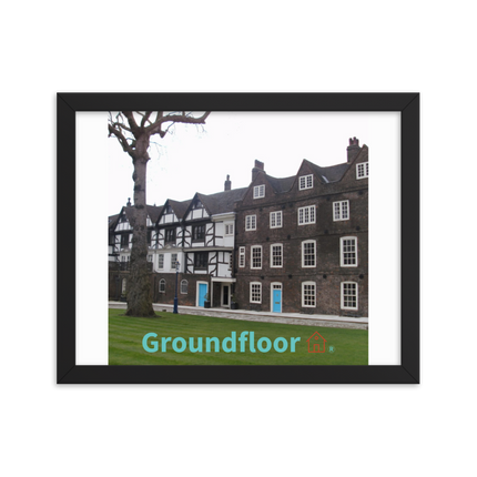Beautiful Palace Framed photo paper poster with Groundfloor with House Logo