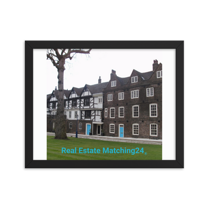 Beautiful Palace Framed photo paper poster with realestatematching24 without key Logo