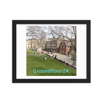 Beautiful Park Framed photo paper poster with Groundfloor24 without House Logo