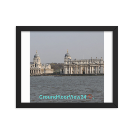 Riverside Beauty Framed photo paper poster with groundfloorview24 with House Logo