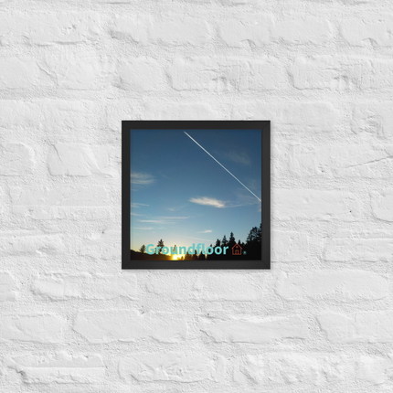 Attractive Sinari Framed photo paper poster with Groundfloor with House Logo