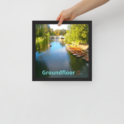 Beautiful Nature Framed photo paper poster with Groundfloor with House Logo