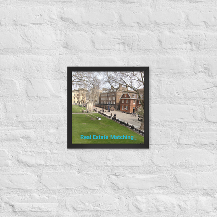 Beautiful Park Framed photo paper poster with realestatematching without key Logo