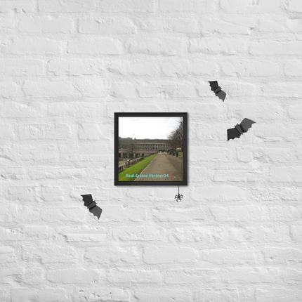 Majestic Palace Framed photo paper poster with realestatepartner24 with house Logo