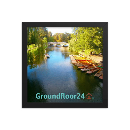 Beautiful Nature Framed photo paper poster with Groundfloor24 with House Logo