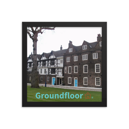 Beautiful Palace Framed photo paper poster with Groundfloor with House Logo