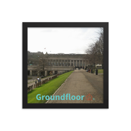 Majestic Palace Framed photo paper poster with Groundfloor with House Logo