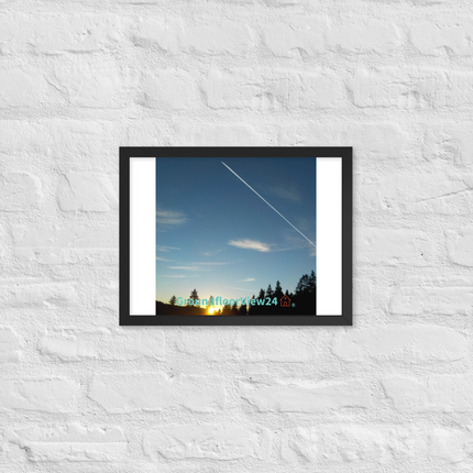 Attractive Sinari Framed photo paper poster with groundfloorview24 with House Logo