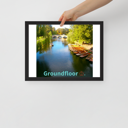 Beautiful Nature Framed photo paper poster with Groundfloor with House Logo