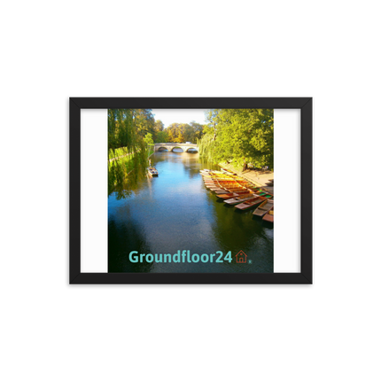 Beautiful Nature Framed photo paper poster with Groundfloor24 with House Logo