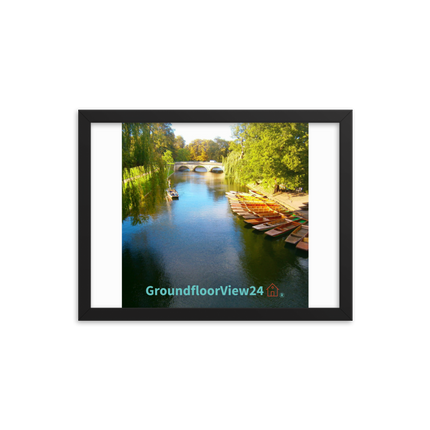 Beautiful Nature Framed photo paper poster with groundfloorview24 with House Logo