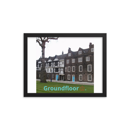 Beautiful Palace Framed photo paper poster with Groundfloor with House Logo