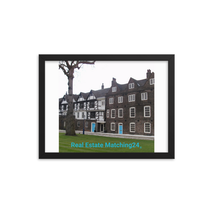 Beautiful Palace Framed photo paper poster with realestatematching24 without key Logo