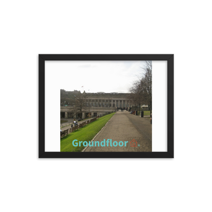 Majestic Palace Framed photo paper poster with Groundfloor with House Logo