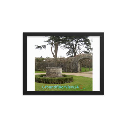 Nature's Wonders Framed photo paper poster with groundfloorview24 with House Logo